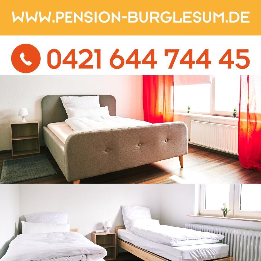 Pension & Monteurwohnungen Burglesum Bremen Exterior foto